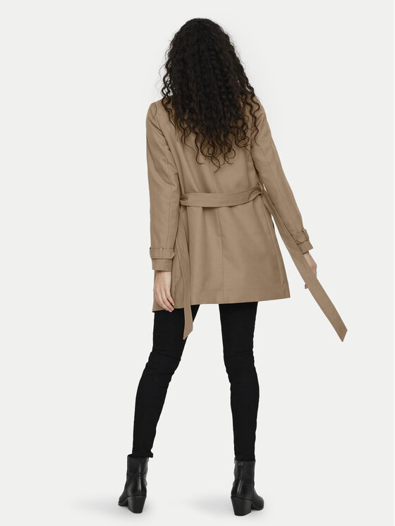 Vero Moda Vero Moda Trenčkot Celeste 10239411 Rjava Regular Fit