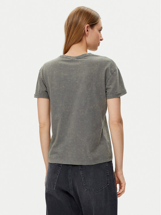 Noisy May Noisy May Póló Brandy 27033185 Szürke Slim Fit