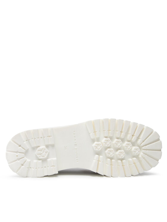 Tommy Hilfiger Tommy Hilfiger Κλειστά παπούτσια Th Chain Chunky Loafer FW0FW06166 Γκρι