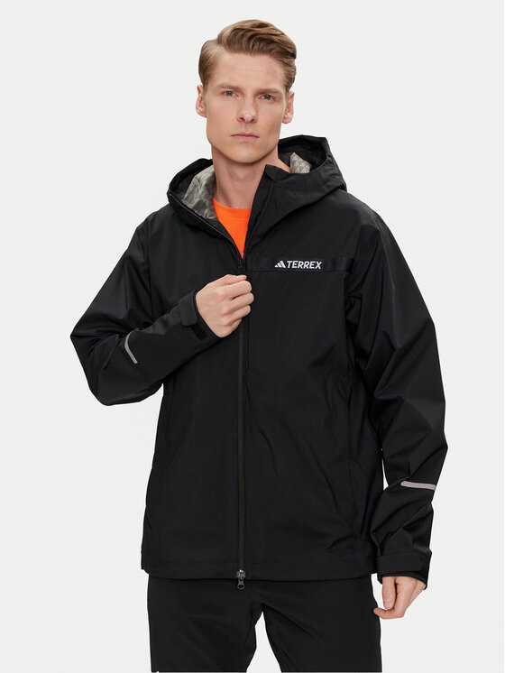 adidas Geacă Terrex Multi RAIN.RDY 2.5-Layer Rain Jacket HM4051 Negru Regular Fit