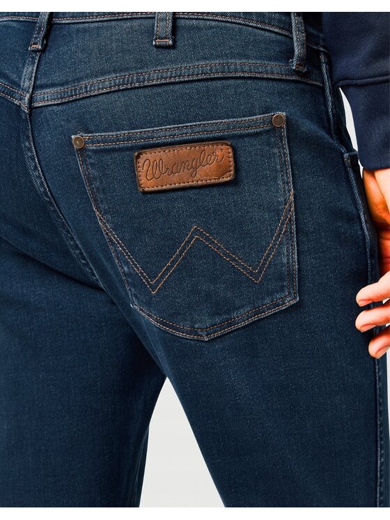 Wrangler Wrangler Jeansy Larston Niebieski Slim Fit