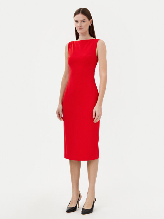 Calvin Klein Calvin Klein Rochie cocktail K20K208140 Roșu Slim Fit