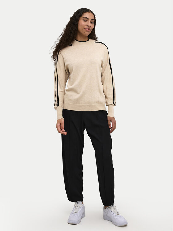 Kaffe Kaffe Sweter Henriette 10509113 Beżowy Regular Fit