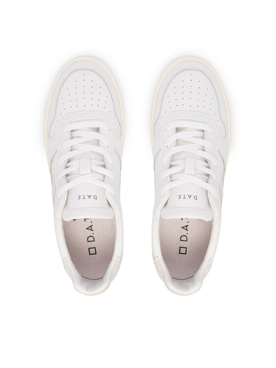 D.A.T.E. D.A.T.E. Sneakers Court Platform V. Calf W431-CP-VC Alb