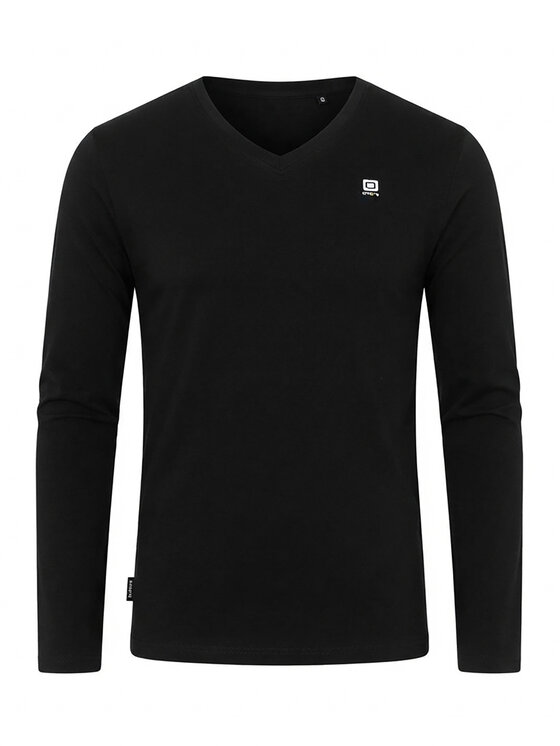Ombre Ombre S dlouhým rukávem L172 Černá Regular Fit