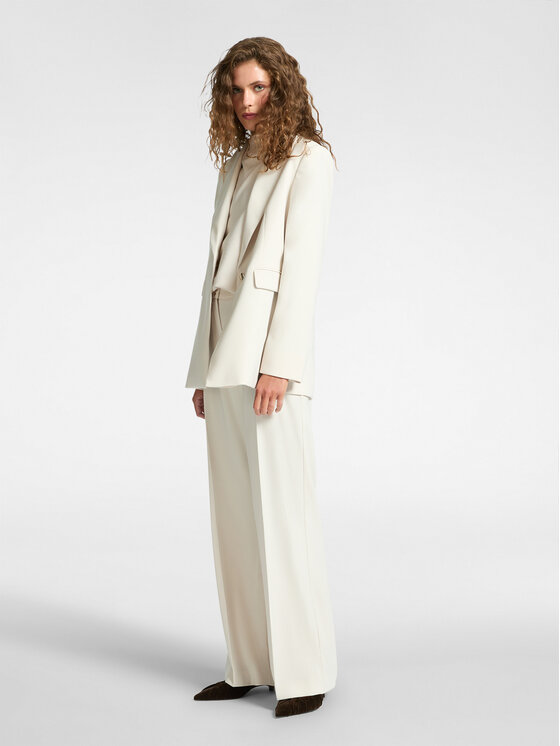Elena Mirò Elena Mirò Cappotto Q126P000059N051 Bianco Regular Fit