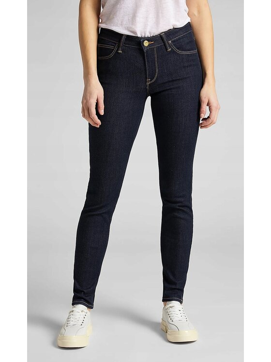 Lee Lee Jeansy Scarlett Niebieski Skinny Fit
