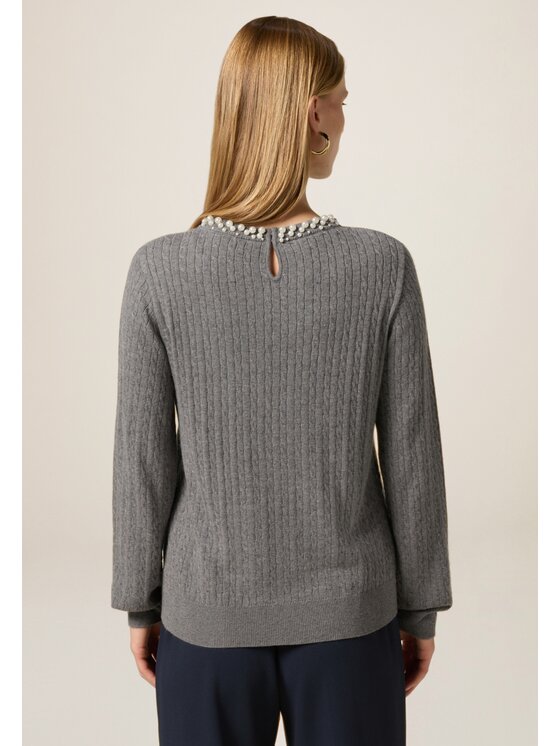 Oltre Oltre Cardigan M330J005070N013 Grigio Regular Fit