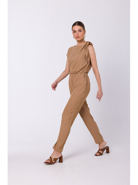 Stylove Stylove Jumpsuit S345 Beige Regular Fit