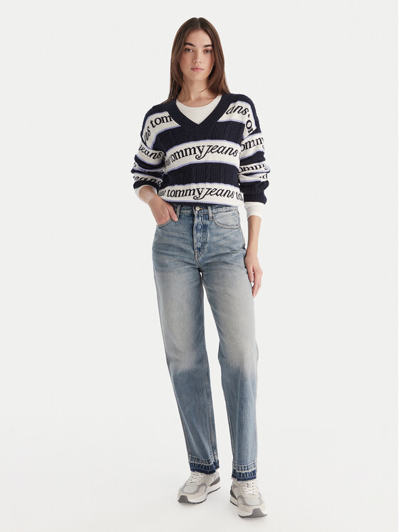 Tommy Jeans Tommy Jeans Blugi Layla DW0DW20480 Albastru Straight Fit