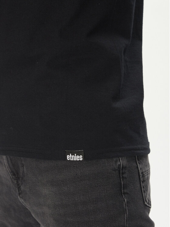 Etnies Etnies T-Shirt Team Emroidery 4130003738 Czarny Regular Fit