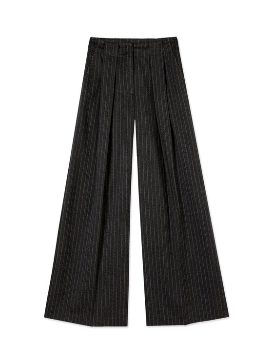 Motivi Motivi Pantaloni di tessuto P06OQ104986N0S3 Grigio Over Fit