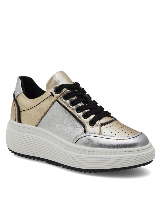 Eva Minge Eva Minge Sneakers VANESSA-0481 Silberfarben
