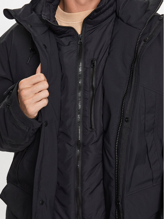 Halti Halti Μπουφάν χειμωνιάτικο Bergga 065-0426 Μαύρο Regular Fit