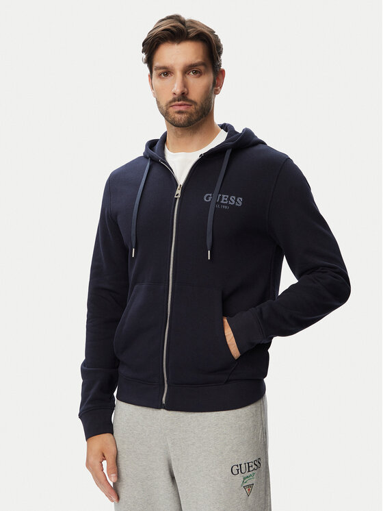 Guess Hanorac M6YQ48 K4244 Bleumarin Slim Fit