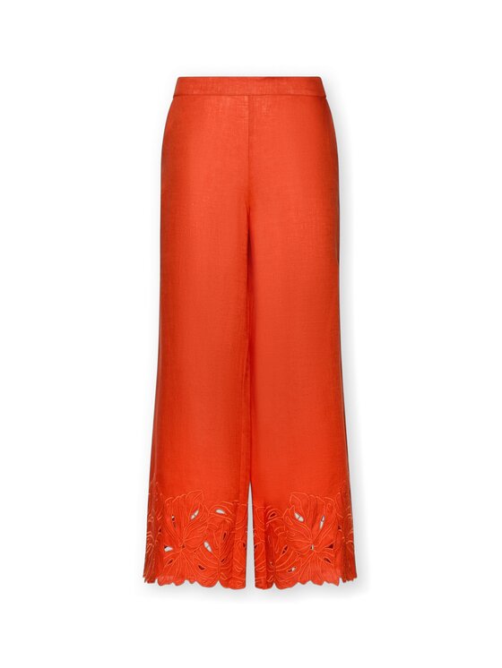 Elena Mirò Elena Mirò Pantaloni di tessuto P003P000489N027 Arancione Regular Fit