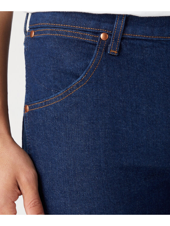 Wrangler Wrangler Jeansy W1MZ68401 Granatowy Slim Fit