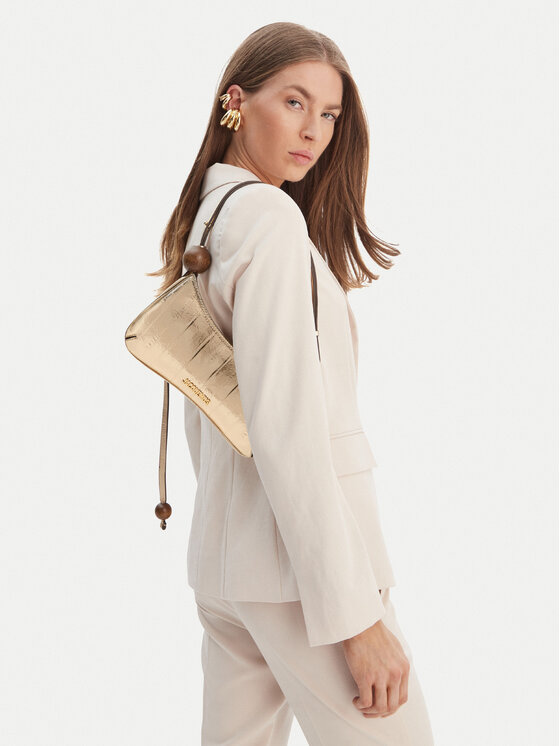 JACQUEMUS JACQUEMUS Borsetta Le Bisou Perle 24E231BA057-3169 Oro