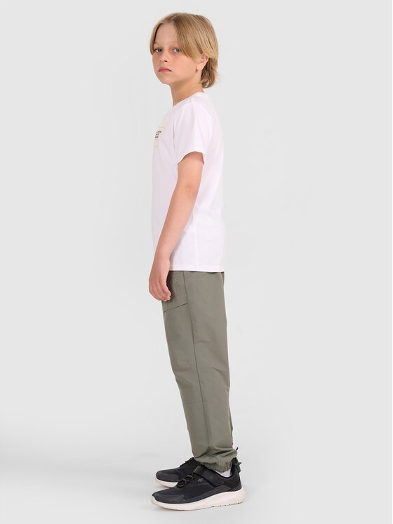 4F 4F T-Shirt BASIC+ Λευκό Regular Fit