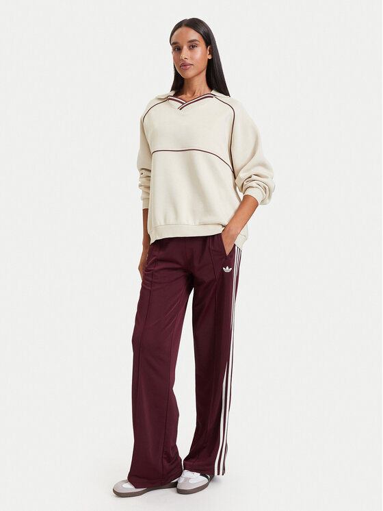 adidas adidas Долнище анцуг Adicolor Classic Firebird KA7743 Кафяв Loose Fit