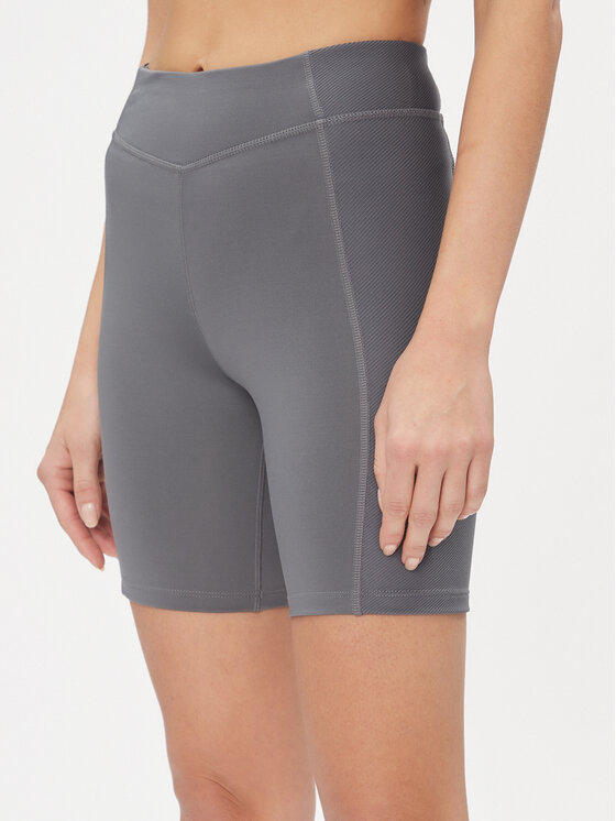 Reebok Pantaloni scurți ciclism Yoga Performance IM4040 Gri Tight Fit