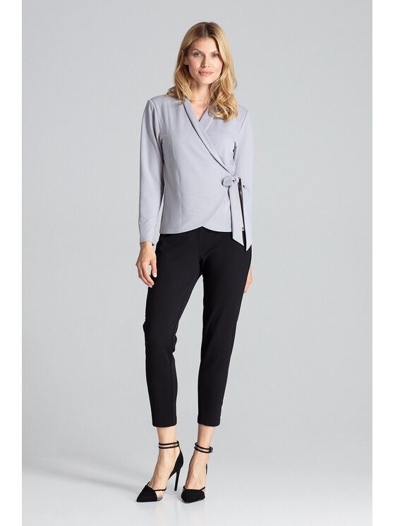 FIGL FIGLFIGL Blusa M692 Grigio Regular Fit