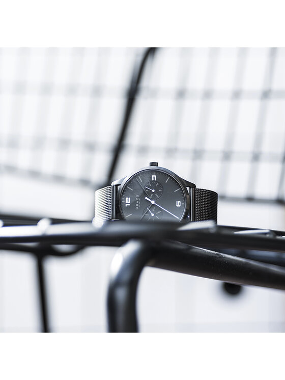 Obaku Obaku Ρολόι V249GMBBMB Μαύρο
