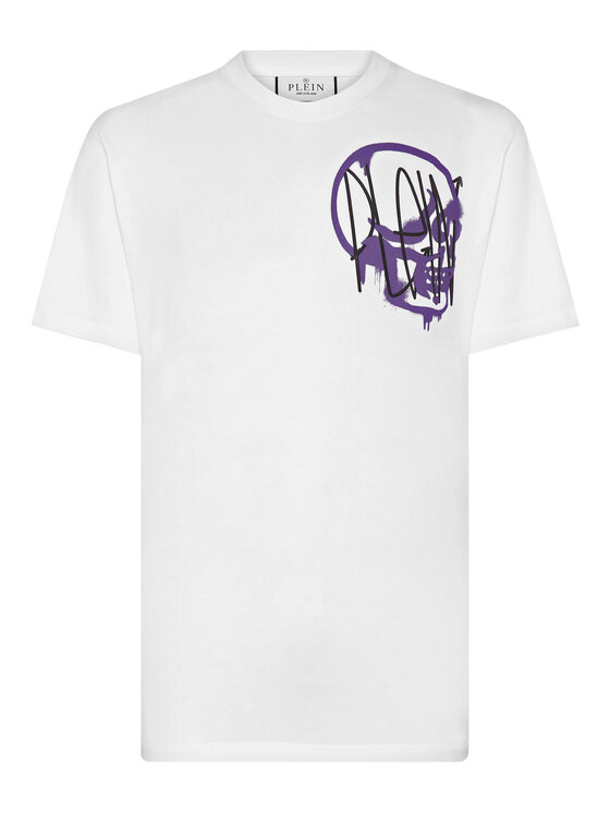 PHILIPP PLEIN PHILIPP PLEIN T-shirt 1875 Bianco Regular Fit