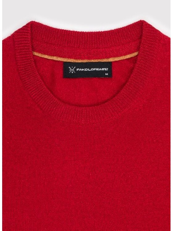 Pako Lorente Pako Lorente Sweter P24WF-2X-013 Czerwony Classic Fit