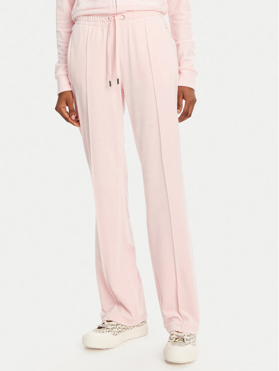 Juicy Couture Teplákové nohavice Tina JCAPW045 Ružová Regular Fit
