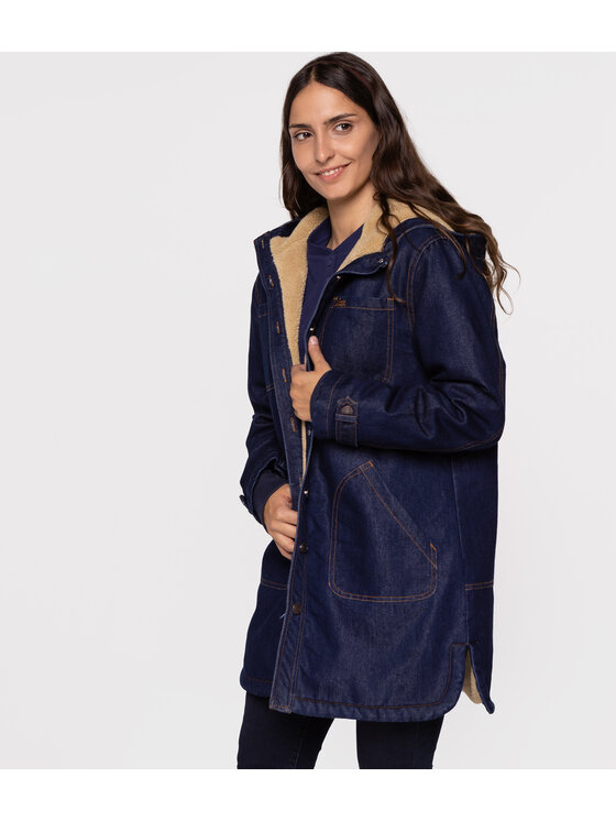 Lee Cooper Lee Cooper Kurtka zimowa DAGMA Granatowy Regular Fit