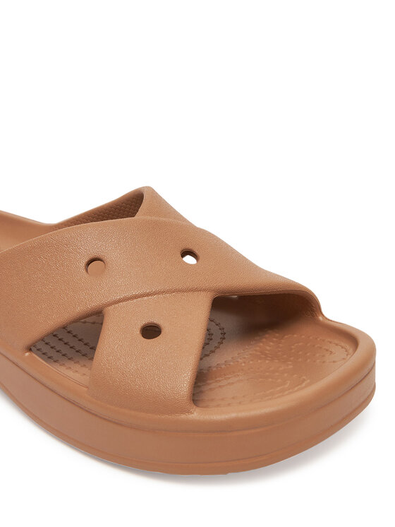 Crocs Crocs Plätud Cross Strap 210840 Pruun