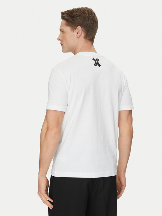 Richmond X Richmond X Marškinėliai Alipo UMA24144TS Balta Regular Fit