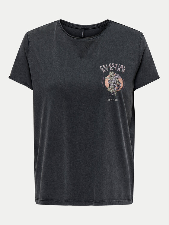 ONLY ONLY T-Shirt Lucy 15336965 Šedá Regular Fit