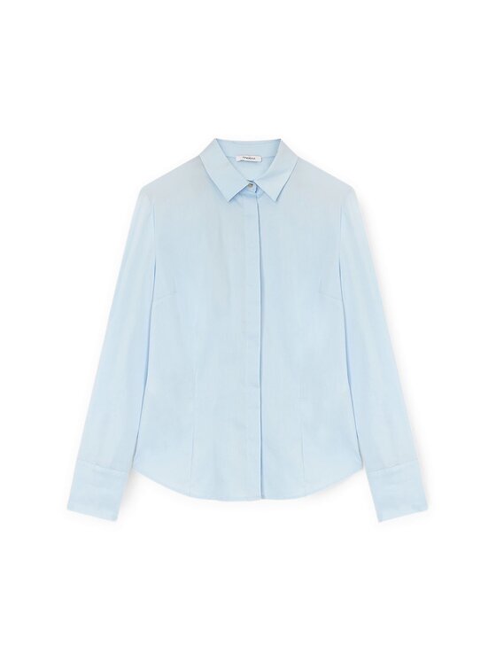 Motivi Motivi Camicia 5326Q000844N004 Turchese Slim Fit