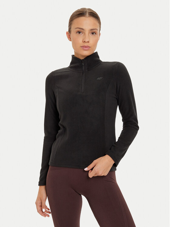4F 4F Intimo termico pezzo sopra 4FWAW24UFLEF048 Nero Slim Fit