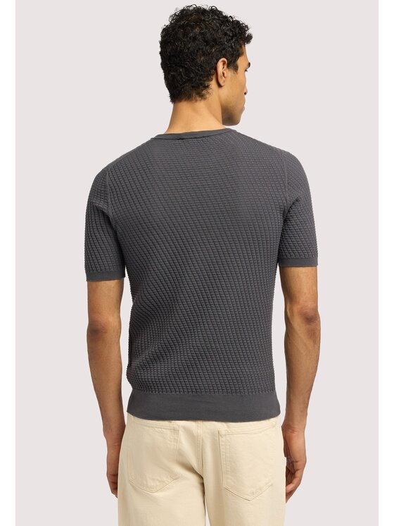 Trussardi Trussardi T-Shirt M0718000076N013 Szary Regular Fit