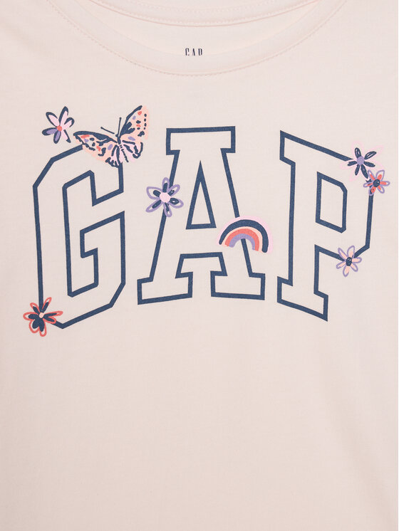 Gap Gap T-shirt 721891-01 Ružičasta Regular Fit