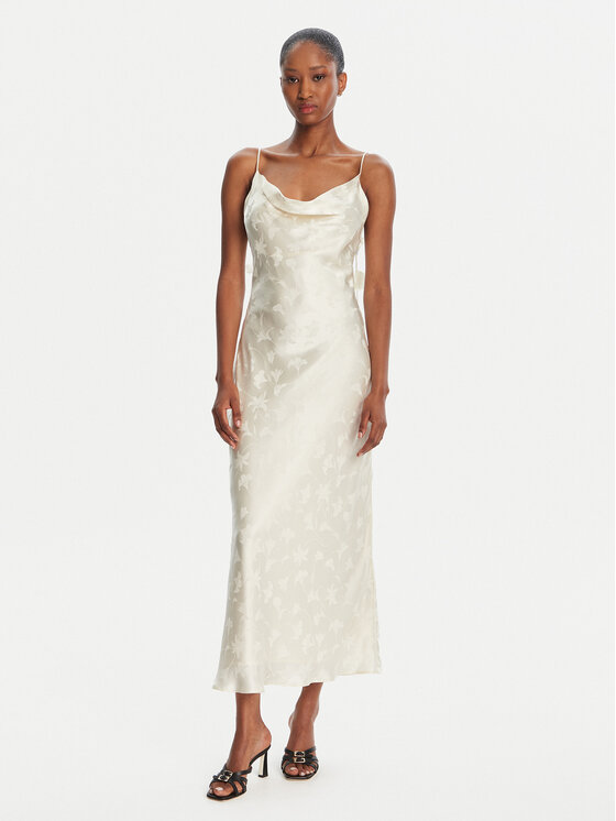 ROTATE ROTATE Rochie cocktail 113958858 Écru Slim Fit