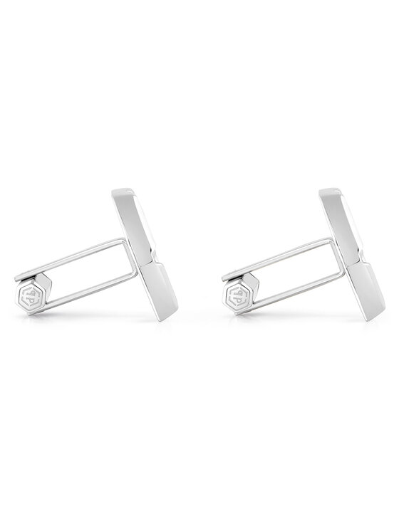 PHILIPP PLEIN PHILIPP PLEIN Spinki do mankietów Plein Icon PJ9AA10CU Srebrny