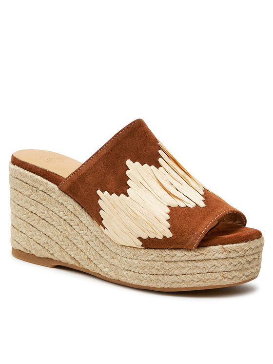 Castañer Castañer Espadryle Eleo/186 023437 Brązowy
