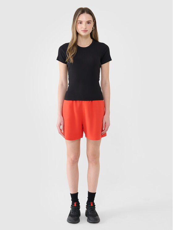 4F 4F T-Shirt EMPOWERED BY NATURE Czarny Slim Fit