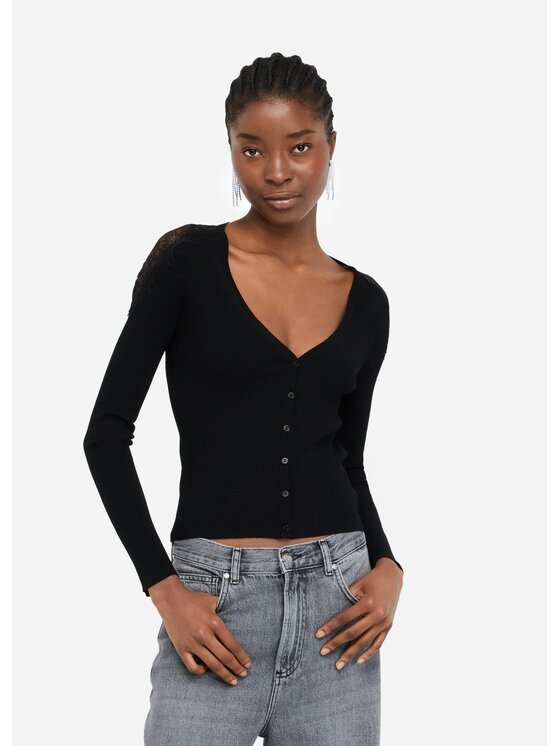 Liu Jo Liu Jo Cardigan CF5159MS46M22222 Nero Regular Fit