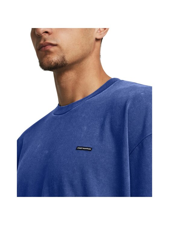Under Armour Under Armour T-Shirt Heavyweight Oversized Niebieski Loose Fit