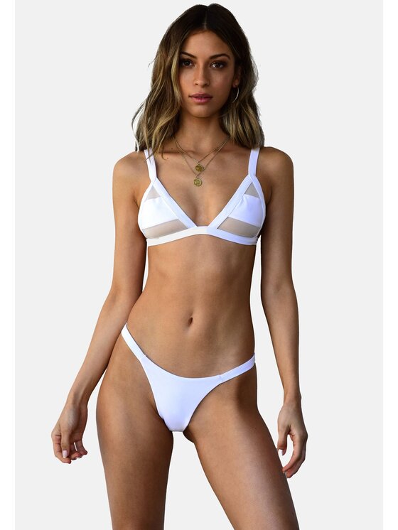 Dół od bikini, rozmiar M, Biały, FIERCE