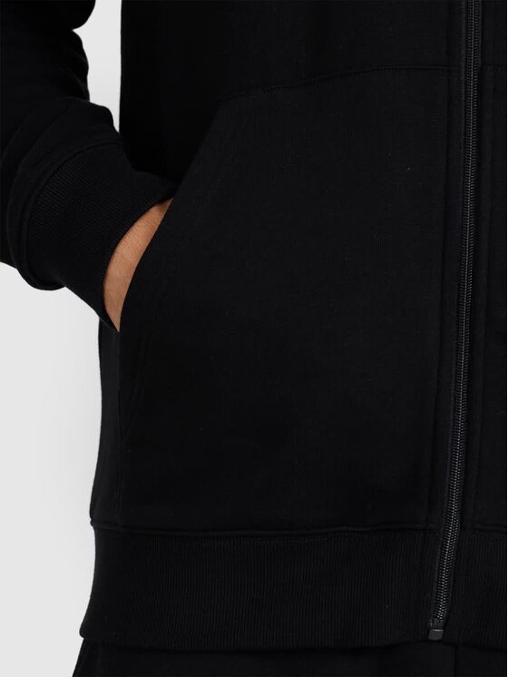 4F 4F Μπλούζα 4FWMM00TSWSM1768-20S Μαύρο Regular Fit