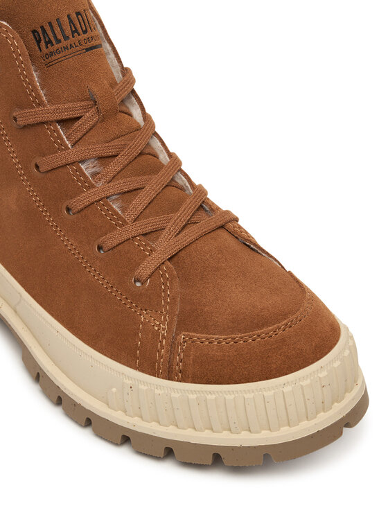 Palladium Palladium Trapery Pallashock Zip Warm 74353-257-M Brązowy