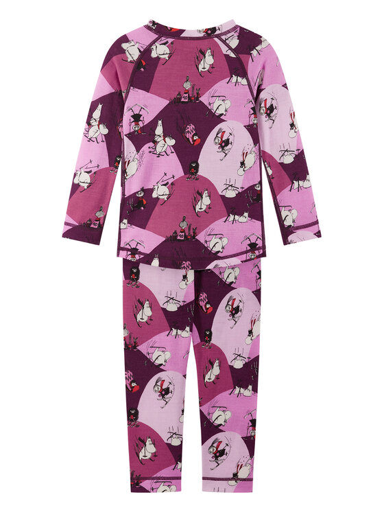 Reima Reima Set di biancheria intima termica Moomin Trivsam 5200021B Rosa
