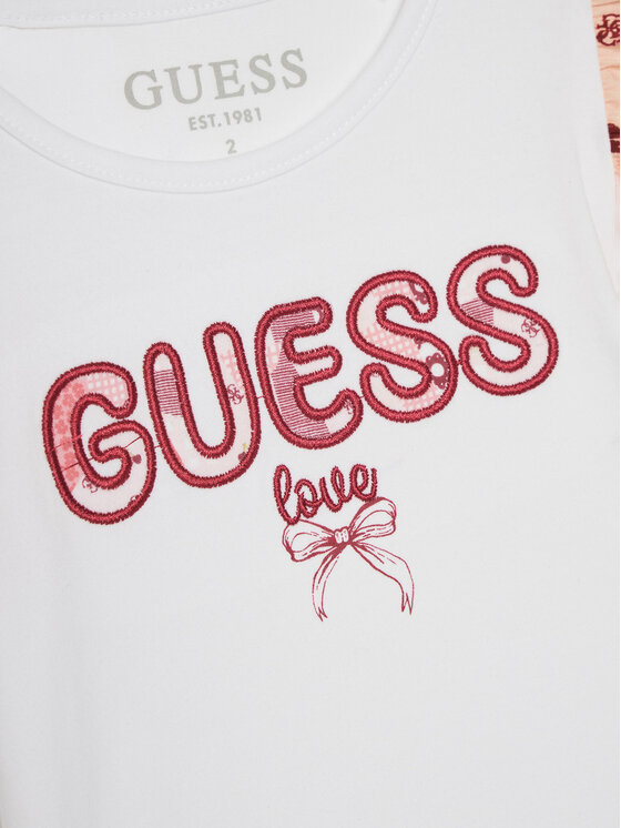Guess Guess Compleu copii K5GG00 K6YW4 Alb Regular Fit