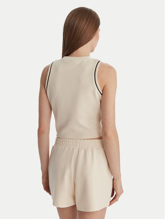 Guess Guess Marškinėliai V6GP17 K3215 Écru Regular Fit